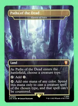 MTG Paths of the Dead Borderless Foil (Lord of the Rings) 0362 - Image 1