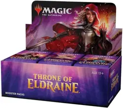 MTG THRONE OF ELDRAINE (2019) DRAFT Booster Box - English - Factory Sealed - Image 1
