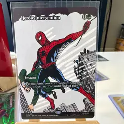 Wizards of the Coast MTG Heroic Intervention Borderless EN 34 Spider-Man - Image 1