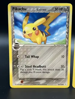 Pokemon TCG - Pikachu Card LOT Of 3 NM-LP - Image 2