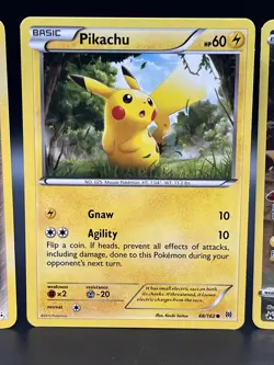 Pokemon TCG - Pikachu Card LOT Of 3 NM-LP - Image 3