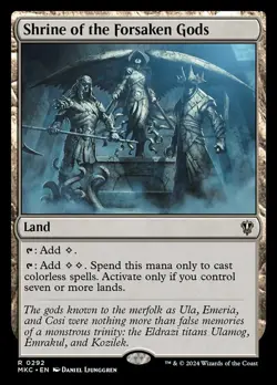 Shrine of the Forsaken Gods NM-Mint Commander: Murders at Karlov Manor MTG - Image 1