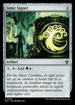Simic Signet NM-Mint Commander: Murders at Karlov Manor MTG - Image 1