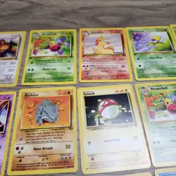Base Set Vintage Pokemon Card Lot Fossil Jungle lot of 26 - Image 3