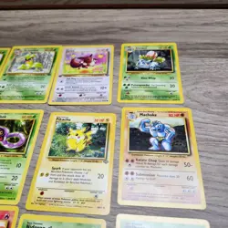 Base Set Vintage Pokemon Card Lot Fossil Jungle lot of 26 - Image 5