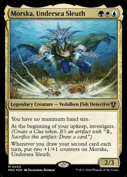Morska, Undersea Sleuth - Foil NM-Mint Commander: Murders at Karlov Manor MTG - Image 1