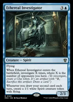 Ethereal Investigator NM-Mint Commander: Murders at Karlov Manor MTG - Image 1