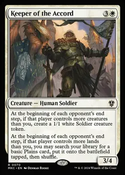Keeper of the Accord NM-Mint Commander: Murders at Karlov Manor MTG - Image 1