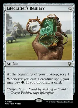Lifecrafter's Bestiary NM-Mint Commander: Murders at Karlov Manor MTG - Image 1