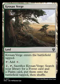 Krosan Verge NM-Mint Commander: Murders at Karlov Manor MTG - Image 1