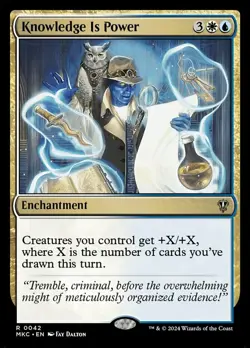 Knowledge Is Power NM-Mint Commander: Murders at Karlov Manor MTG - Image 1