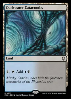 Darkwater Catacombs NM-Mint Commander: Murders at Karlov Manor MTG - Image 1