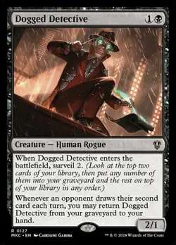 Dogged Detective NM-Mint Commander: Murders at Karlov Manor MTG - Image 1