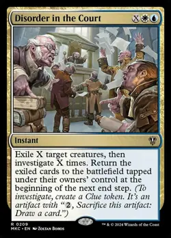 Disorder in the Court NM-Mint Commander: Murders at Karlov Manor MTG - Image 1