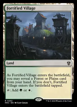 Fortified Village NM-Mint Commander: Murders at Karlov Manor MTG - Image 1