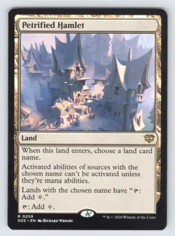 Petrified Hamlet 259 Rare Secrets of Strixhaven Magic: The Gathering Near Mint - Image 1