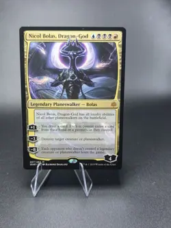 MTG 1x Nicol Bolas, Dragon-God # 207 War of the Spark Magic the Gathering x1 NM - Image 1