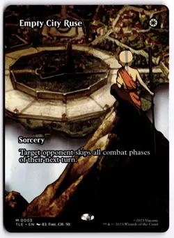 Empty City Ruse (Borderless) NM TLE Avatar: The Last Airbender MTG - Image 1