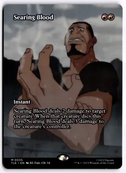 Searing Blood (Borderless) NM TLE Avatar: The Last Airbender MTG - Image 1