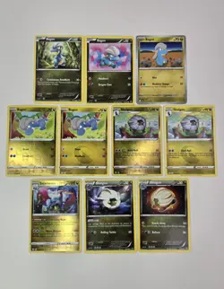 Lot of 10 Bagon Shelgon Salamence Pokemon Card Collection Rare Reverse Holo - Image 1