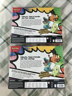 Pokemon TCG Ascended Heroes First Partner Deluxe Pin Collection New/Sealed x 2 - Image 2