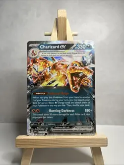 Pokemon TCG Charizard EX 125/197 Obsidian Flame Double Rare Card - Image 1