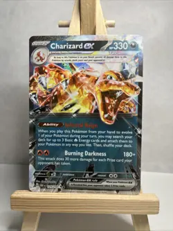 Pokemon TCG Charizard EX 125/197 Obsidian Flame Double Rare Card - Image 2