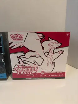 Black Bolt and White Flare POKEMON CENTER ETB Elite Trainer Box SEALED SET - Image 3