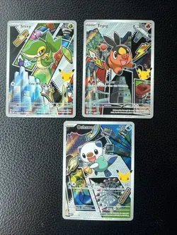 Pokemon TCG Series 2 First Partner Illustration Collection Gen 5 Unova FULL SET - Image 1