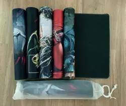 Mitsukuni Defying The Skeleton Specter MTG Playmat Trading Card Game Mat TCG CCG - Image 2