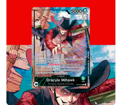 PSA x ONE PIECE Dracule Mihawk Exclusive Promo Card OP14-020 2026 July *PreSale - Image 1
