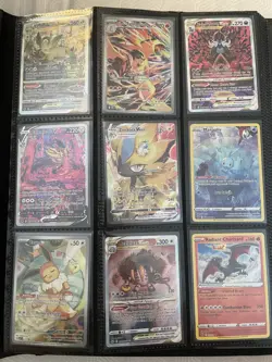 Pokemon Modern Ultra Rare Lot With Binder 100+ Cards (IR, Gallery, Full Art) NM - Image 1