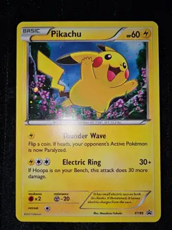 Pokemon TCG XY89 Pikachu Black Star Promos Holo Card 2015 - Image 1