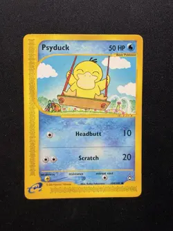 Pokemon TCG Psyduck Aquapolis Card 104/147 Regular Common - Image 1