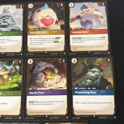 Riftbound TCG Starter Basic Poro Card Collection Lot Of 11 New Mint Condition - Image 4
