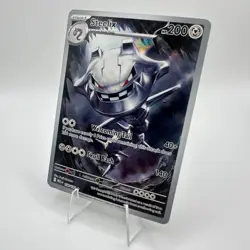 Pokemon Steelix 150/132 Mega Evolution Illustration Rare IR Holo TCG Card - Image 3