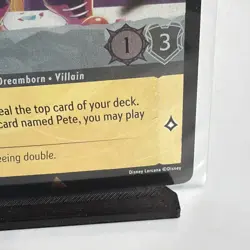 Disney Lorcana Shimmering Skies 187/204 Pete Wrestling Champ Rare NM FOIL Card - Image 4
