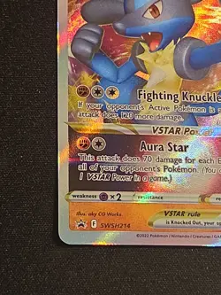 Lucario VSTAR SWSH214 SWSH: Sword & Shield Promo Cards Holo - Image 5