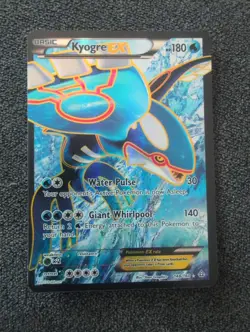 Pokemon TCG Kyogre EX Full Art Ultra Rare Card 148/160 XY: Primal Clash hp - Image 1