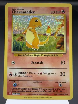 Charmander 001/034 - Holo Rare - CLC Classic Collection Pokemon Card MINT - Image 1