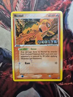 Numel 68/107 Reverse Holo EX Deoxys Pokemon English Card (MP) - Image 1