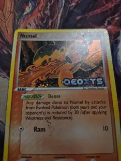 Numel 68/107 Reverse Holo EX Deoxys Pokemon English Card (MP) - Image 3