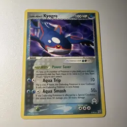 Pokemon Team Aqua's Kyogre 3/95 Team Magma vs Team Aqua Non-Holo Rare Card - Image 1
