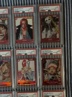 2023 One Piece Premium Card Film Red Set PSA 10 - Image 4