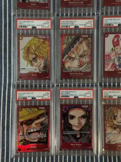 2023 One Piece Premium Card Film Red Set PSA 10 - Image 5