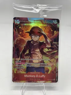 Monkey.D.Luffy (Treasure Booster Set) ST10-006 One Piece Promo Cards SEALED - Image 1