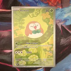 Rowlet 090/088 Rare Reverse Holo Evolutions EN 2016 Pokemon TCG 80 HP - Image 1