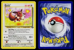EEVEE 51/64 COMMON JUNGLE POKEMON UNLIMITED LP - Image 3