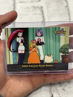 EP25 Pokemon Scent-Station Topps Series 2 Non Holo Team Rocket Jesse James NM - Image 1