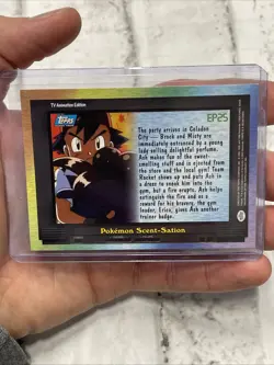 EP25 Pokemon Scent-Station Topps Series 2 Non Holo Team Rocket Jesse James NM - Image 3
